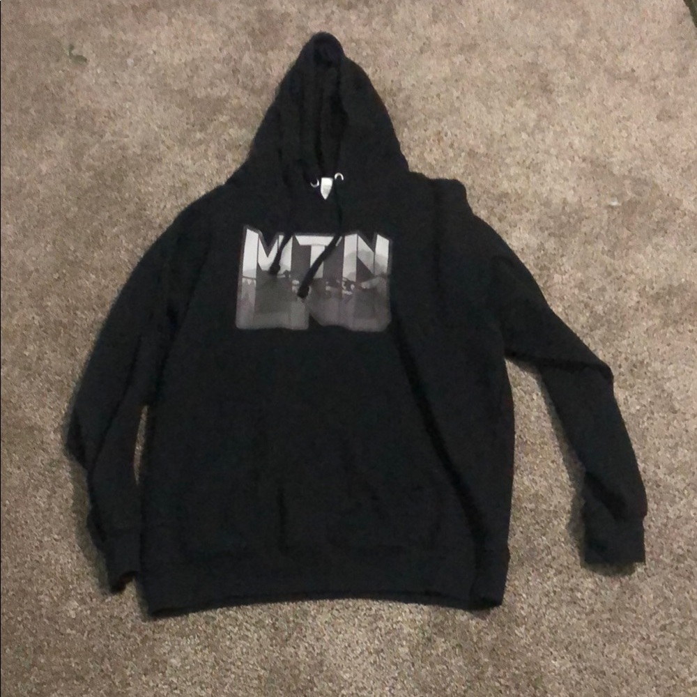 MTN Black Graphic Hoodie